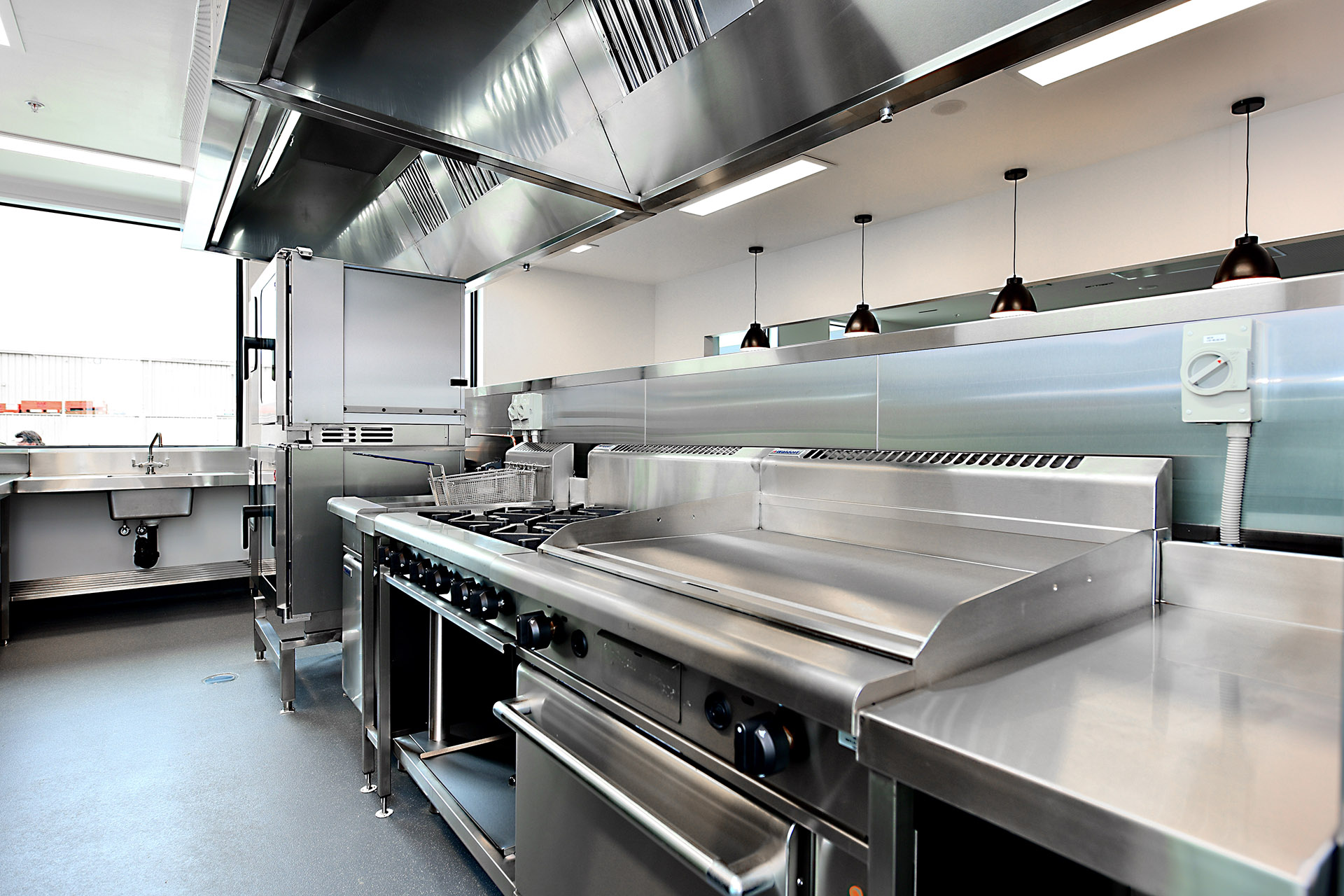 Commercial kitchen fit-out detail